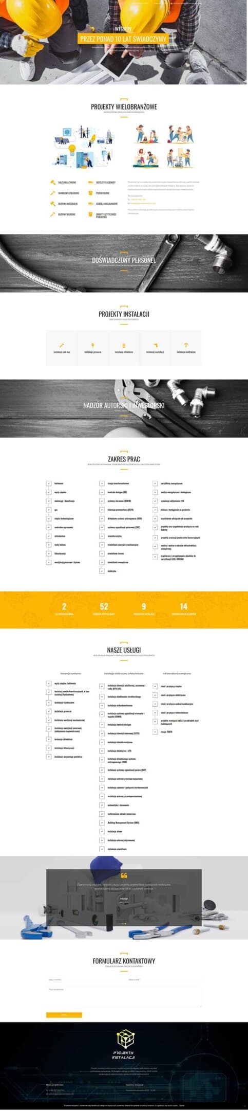 hosting lublin WordPress strona Projekt Instalacji